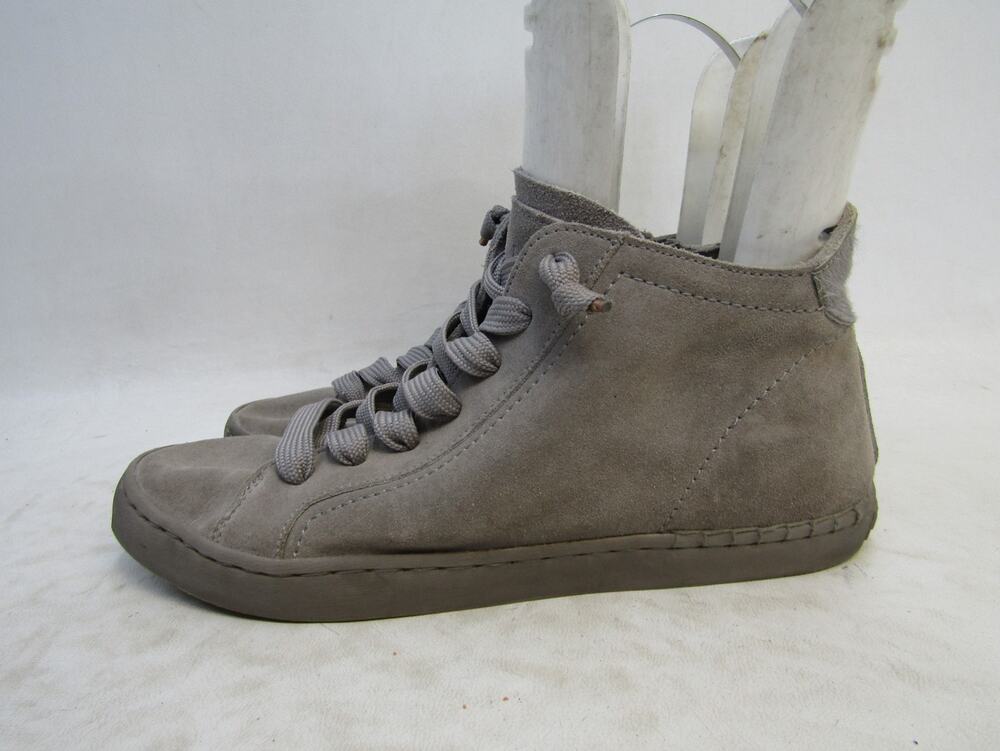 DV Dolce Vita Womens Size 9.5 Gray Suede Lace Up Ankle Fashion Shoes